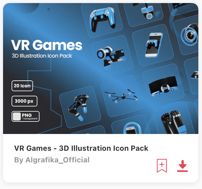 VR Clipart Icons