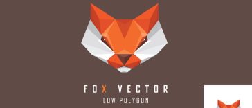 Geometric Fox Head Logo