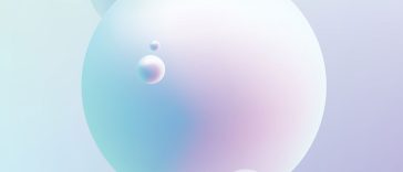 Pastel Holo Background with Spheres