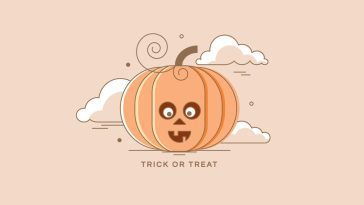 Pumpkin icon- Cute Halloween pumpkin symbol
