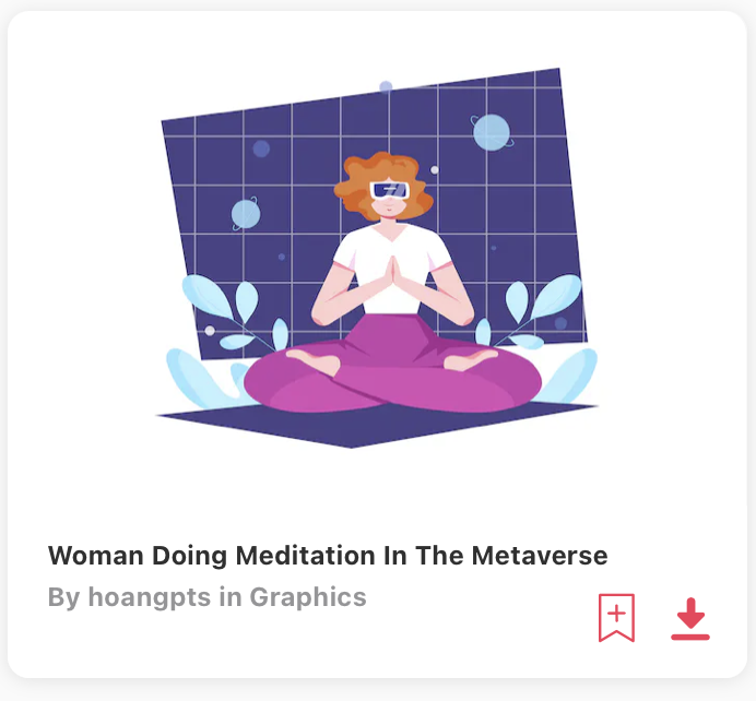 Meditation Icon illustration