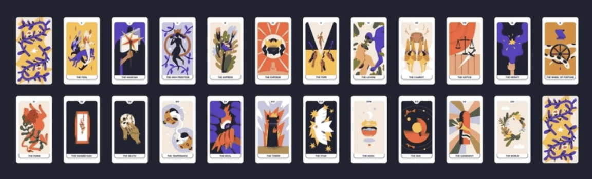 Printable Tarot Cards Free Download | Polar Vectors