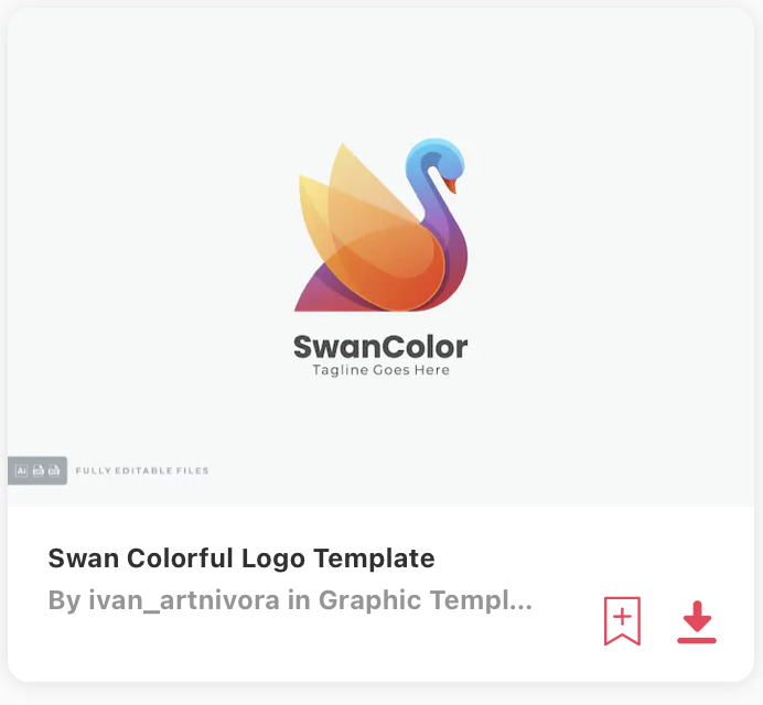 Gradient Swan Logo