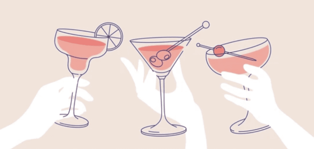 Cocktails illustration 
