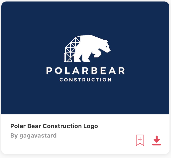 Polar Bear Vector Logo