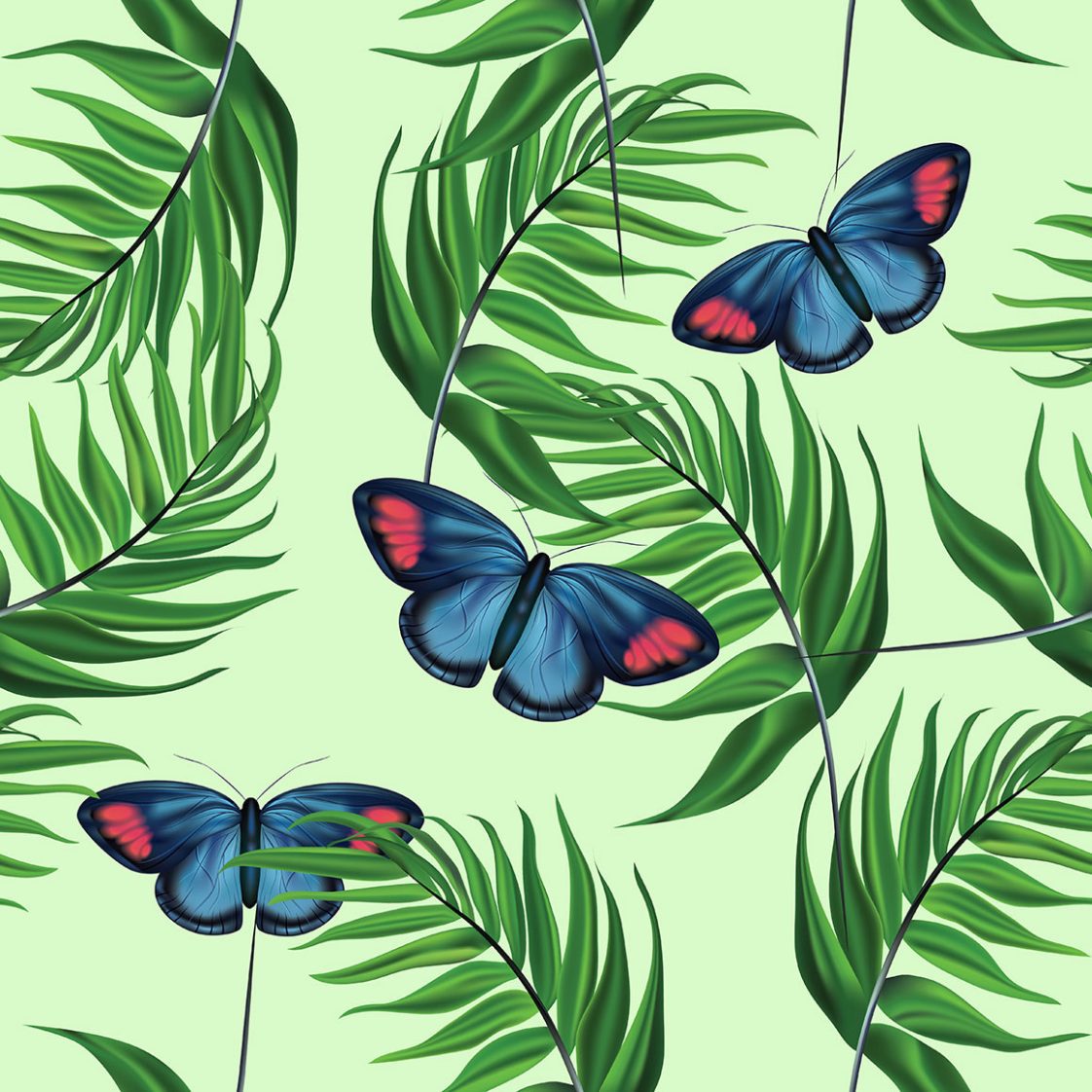 Monstera leaf drawing polar vectors