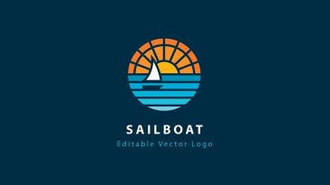 Sailboat Clipart Logo