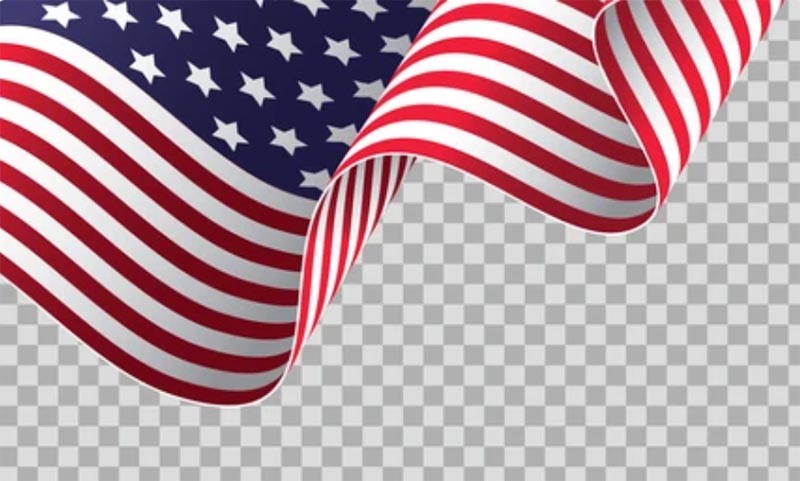american flag clipart free