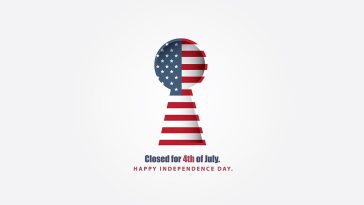 Closed for 4th of July Sign Template
