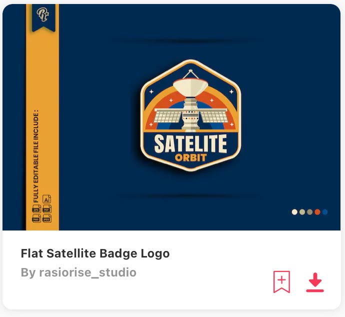 Satellite Badge