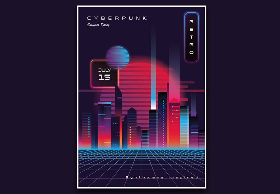 Synthwave wallpaper