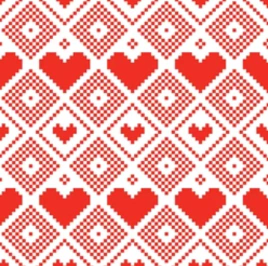 Valentines Day Seamless Pattern