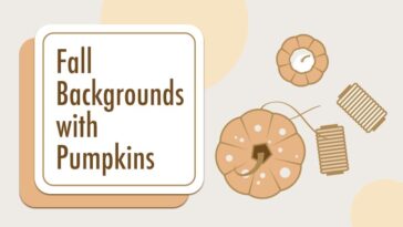 Fall Backgrounds with Pumpkins