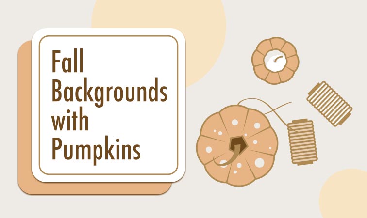 Fall Backgrounds with Pumpkins