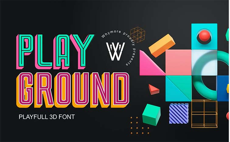 Graphic Design Trends 2024 - Playful, bold fonts