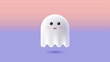 Kawaii Ghost Emoji