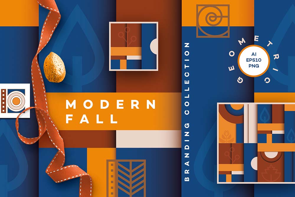 Fall Patterns Branding Collection