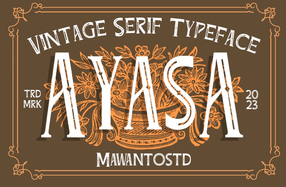 Ayasa Typeface