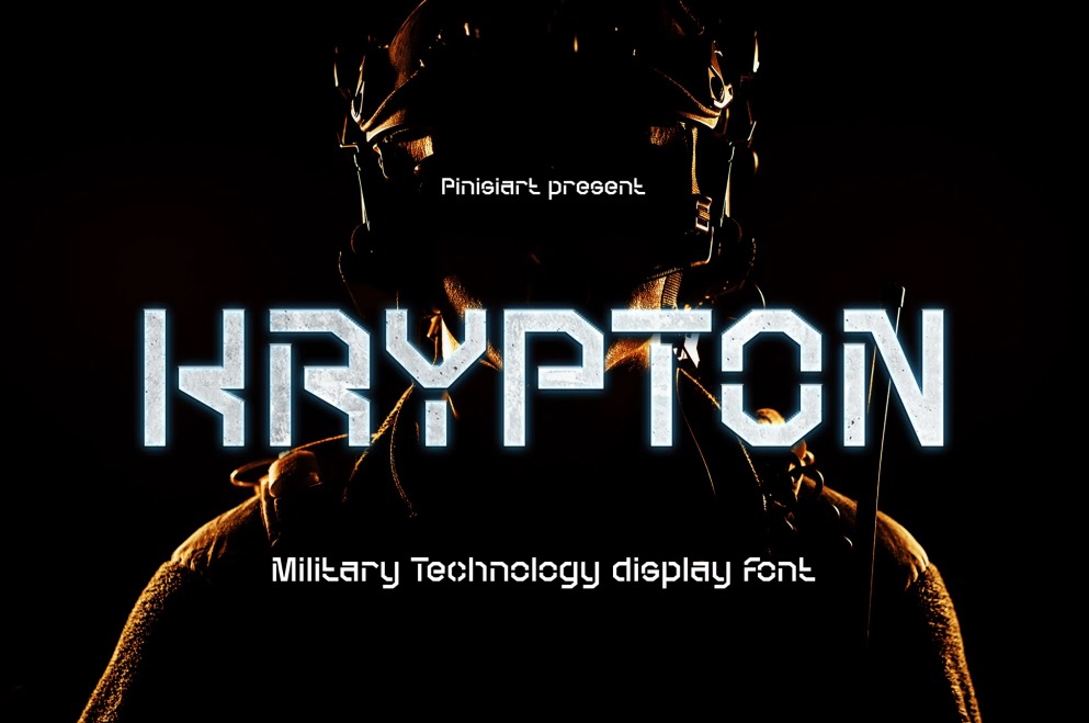 Krypton Typeface