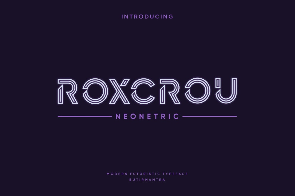 Roxcrou Typeface